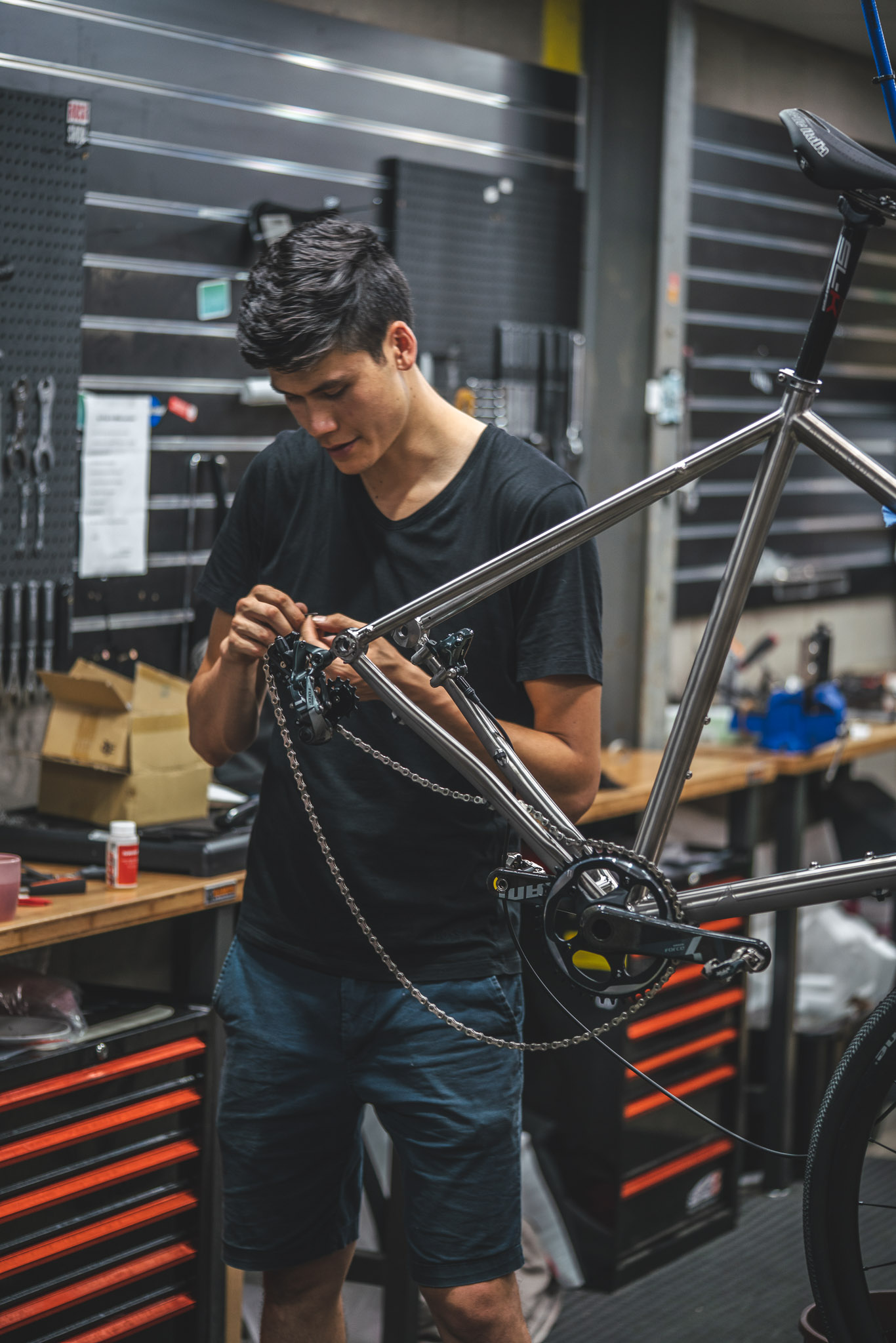 Will assembling a titanium frame in the workshop