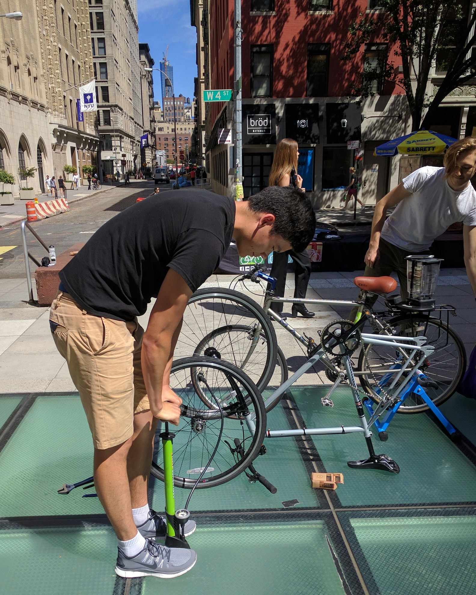 Will at NYU bike share