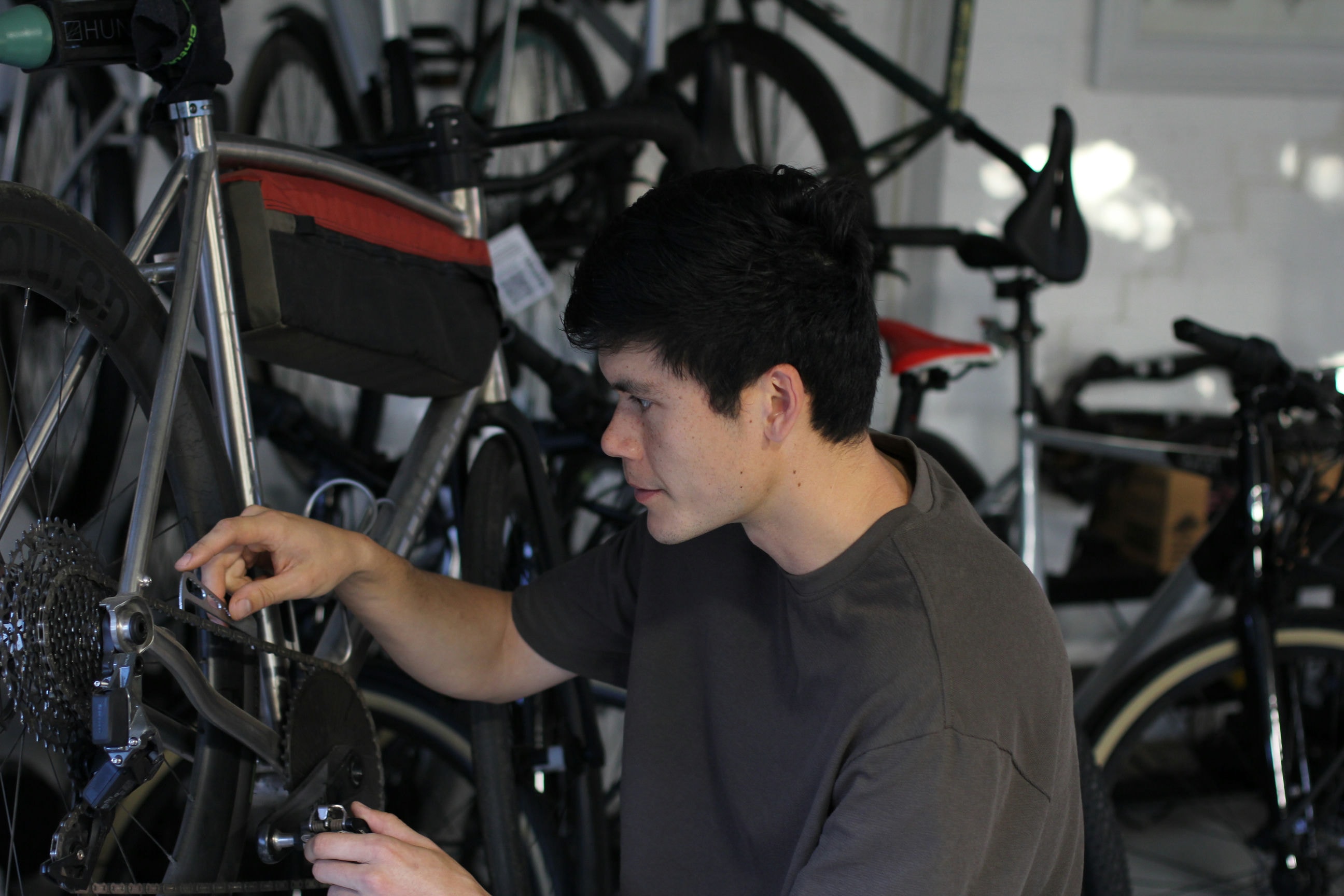 Will checking a chain in the workshop
