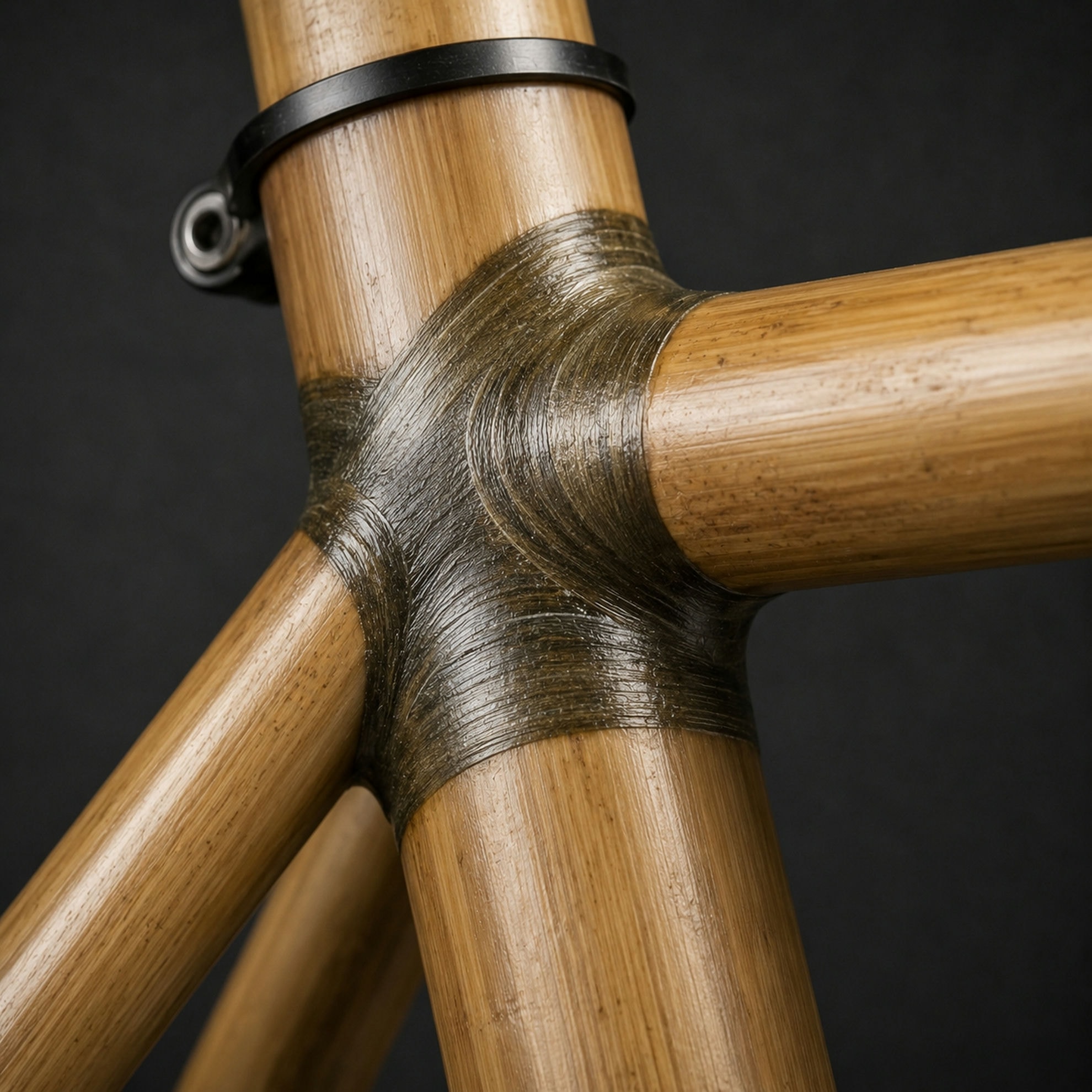 Bamboo material close-up