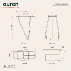 Titanium Pannier Rack